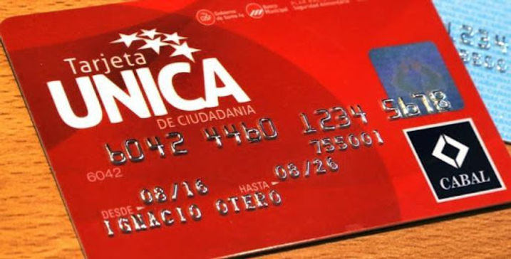 tarjeta única de