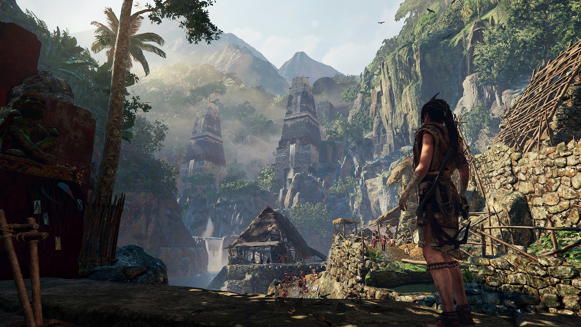 Escenario de ruinas en la jungla, estética habitual de los clásicos de Tomb Raider