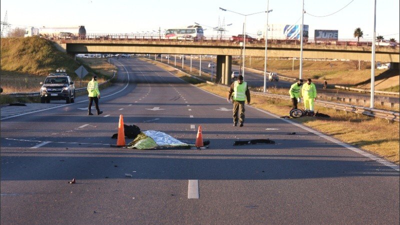 Triple choque en Circunvalación y Uriburu: un muerto y un herido