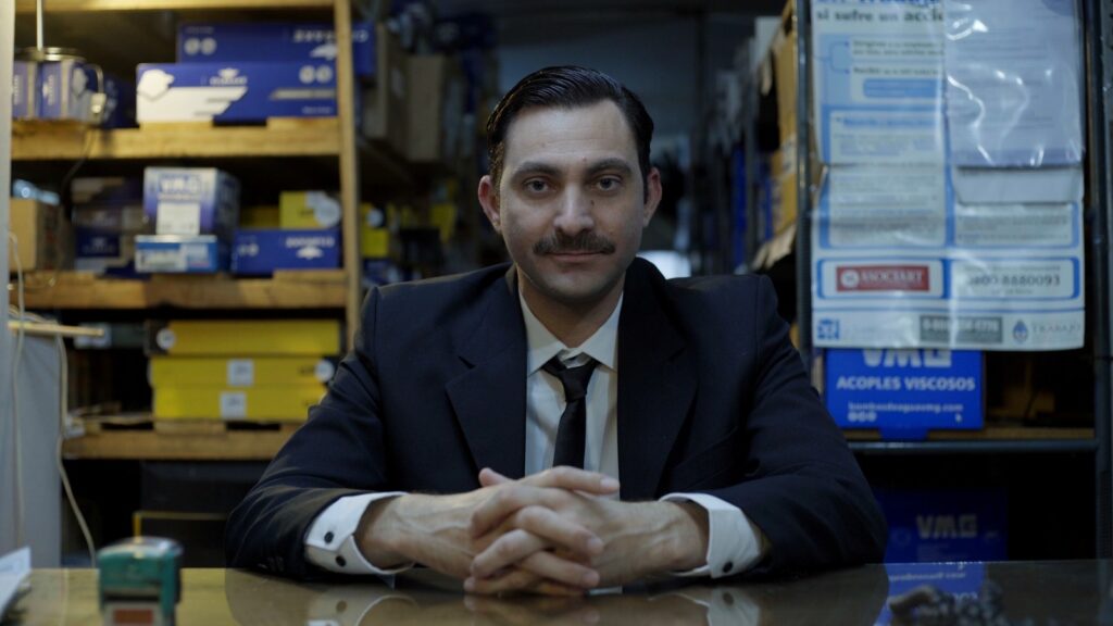 Eric el nacimiento de una estrella personaje bigote traje mostrador repuestos VMQ Bombas