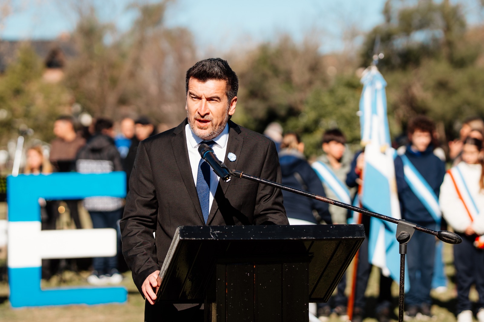Discurso en la Promesa de Lealtad a la Bandera en Funes