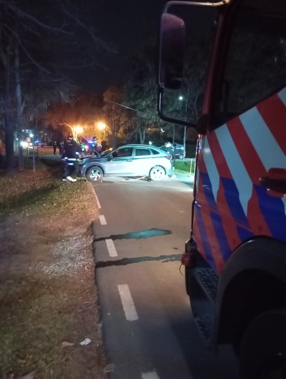 Hyundai involucrado en el choque de Candelaria y Houssay en Funes
