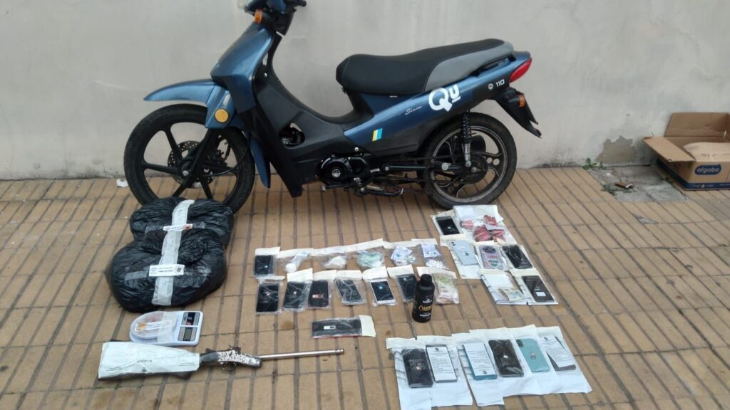 Allanamientos de la PDI en Alcorta: secuestro de droga, armas y dinero