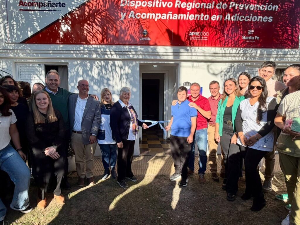 Acto de Aprecod por consumos problemáticos en Santa Fe