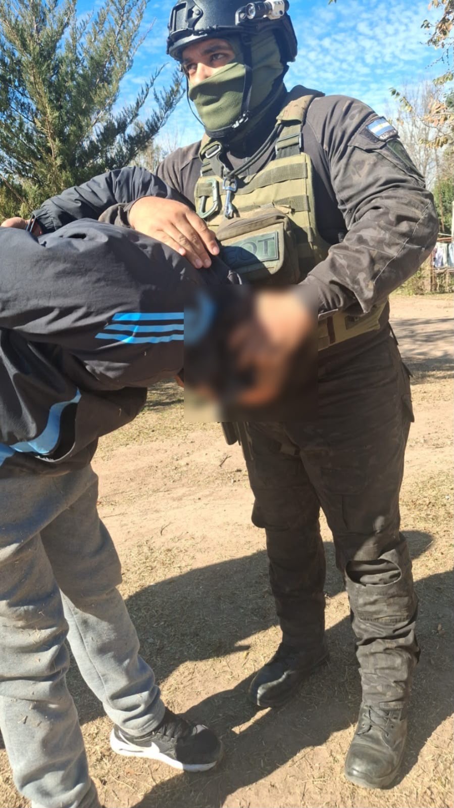 Operativo policial por la muerte del policía en la Liga Cañadense, en Carcarañá