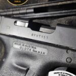 Pistola Glock 9 mm secuestrada por tenencia de arma Rosario