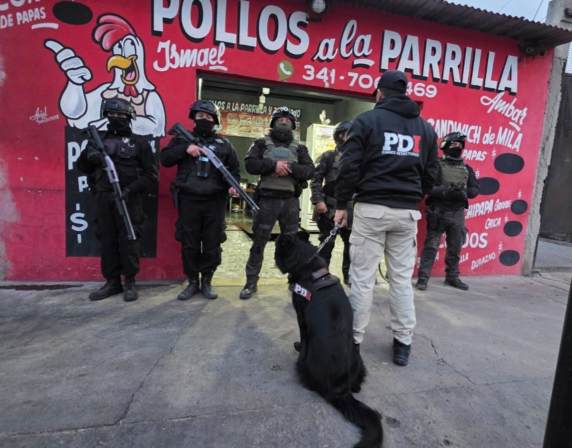Operativo de la PDI y la Policia de Santa Fe contra la Banda del Tanque en Rosario