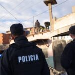 Operativo policial frente al búnker en Villa Banana derribado en Rosario