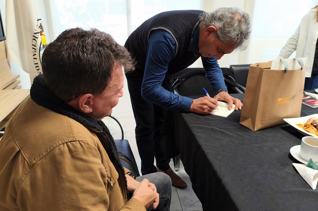 Carlos Panario durante el reconocimiento a su trayectoria en San Lorenzo