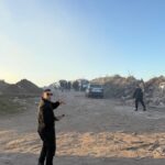 Sin cava y sin plan B: más de 100 volquetes y 60 camiones municipales quedaron sin destino de descarga en Funes El predio de la cava de Funes clausurada, detrás de Damfield