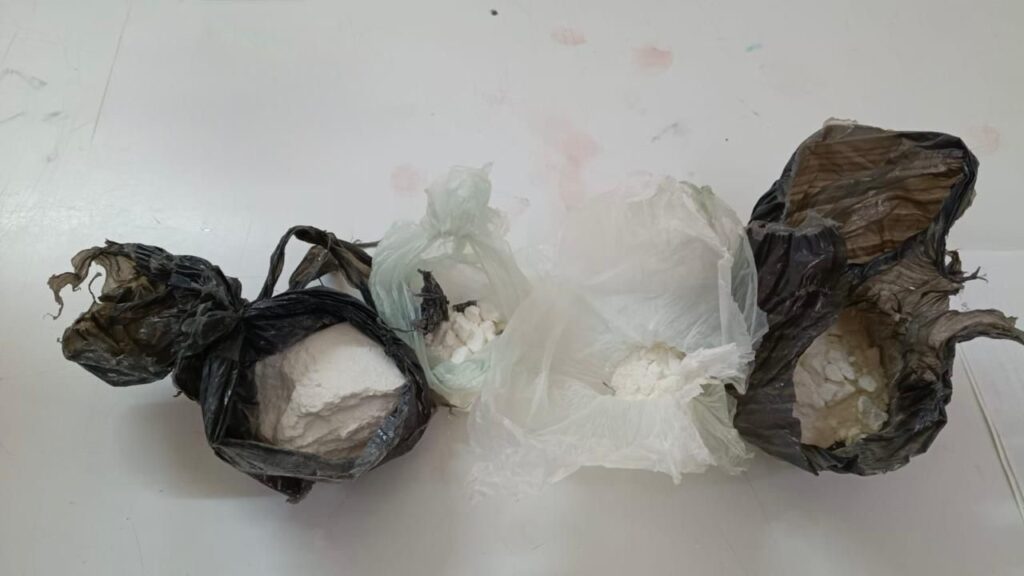 Cocaína secuestrada en allanamientos por el homicidio en Ludueña, Rosario