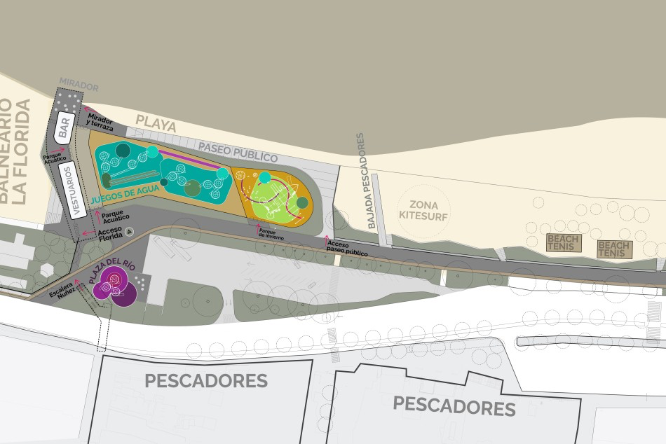 Costa Norte Rosario: plano del proyecto en La Florida y zona Pescadores