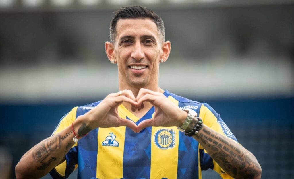 Di María en Rosario Central tras renovar su contrato hasta 2027