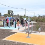 Espacios públicos en Rosario: nueva plaza Cullen y Ugarte y Fontana con estaciones aeróbicas