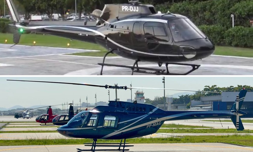 Investigación helicópteros Río: las aeronaves PR-DJJ y PP-MAC involucradas en el accidente de Recreio dos Bandeirantes