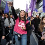 Majo Poncino concejala Ni Una Menos Rosario marcha