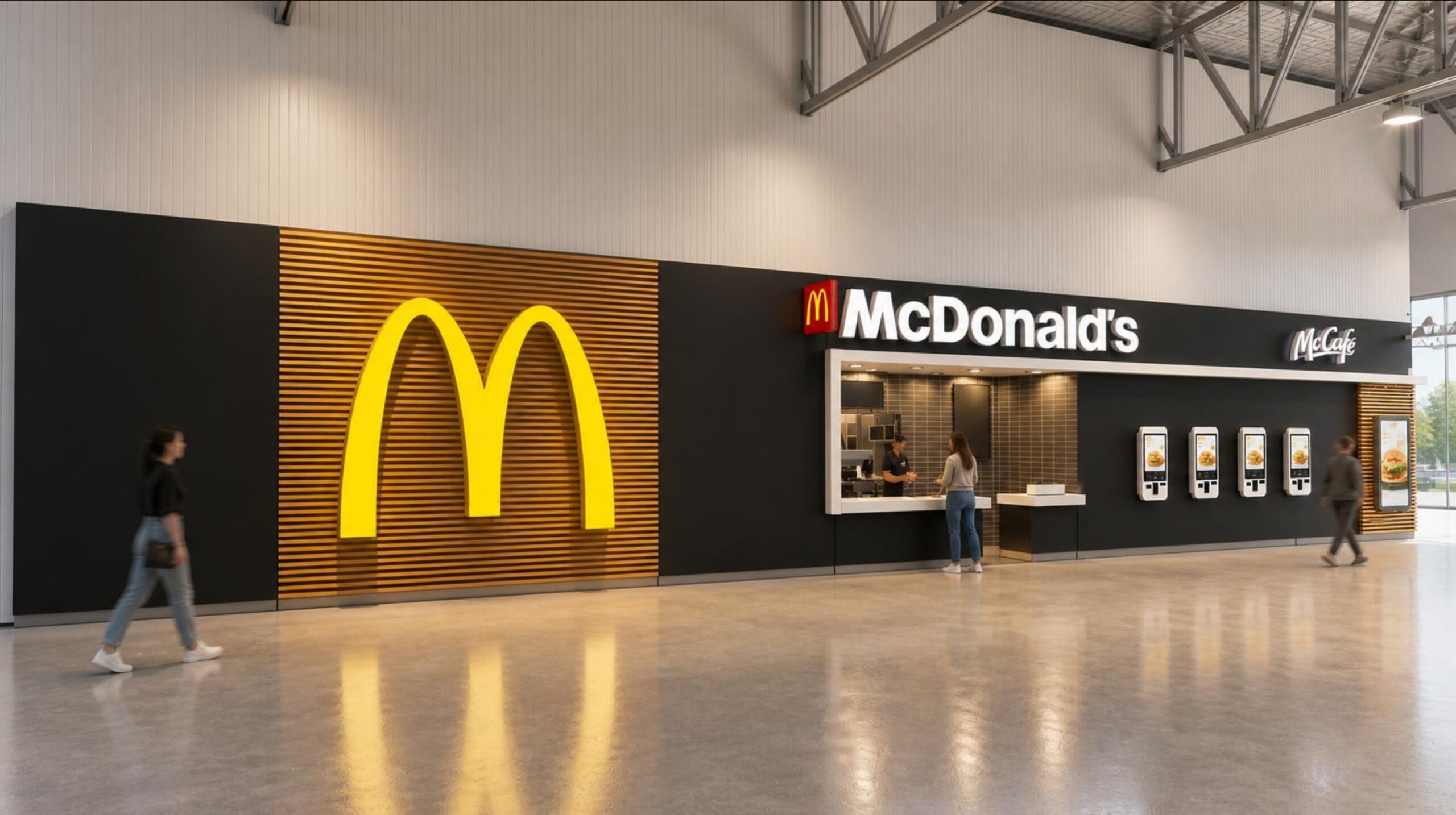 Salón del nuevo McDonald's en Mendoza, en Espacio Costanera