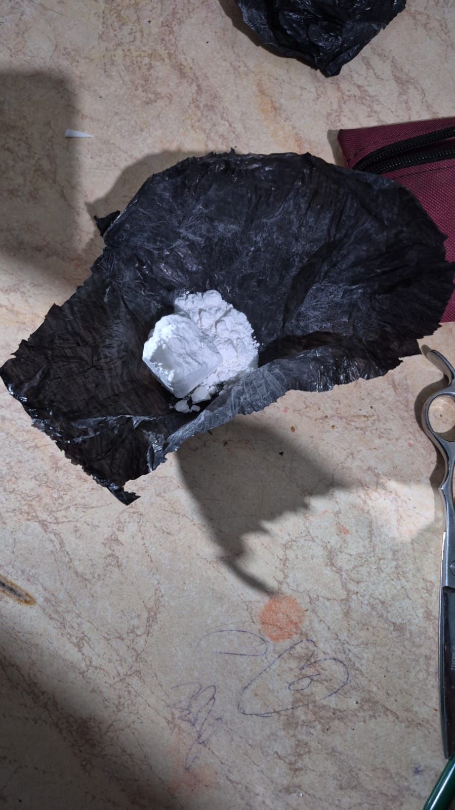 Cocaína secuestrada durante los allanamientos de la PDI en Rosario
