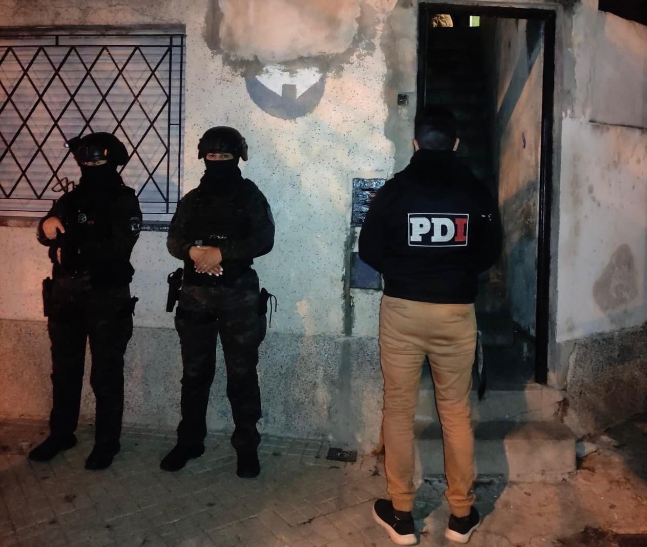 Operativo de la PDI por el homicidio en Ludueña, Rosario