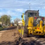 Las obras no se detienen en Roldán: comenzaron los trabajos para pavimentar calle Santa Rosa