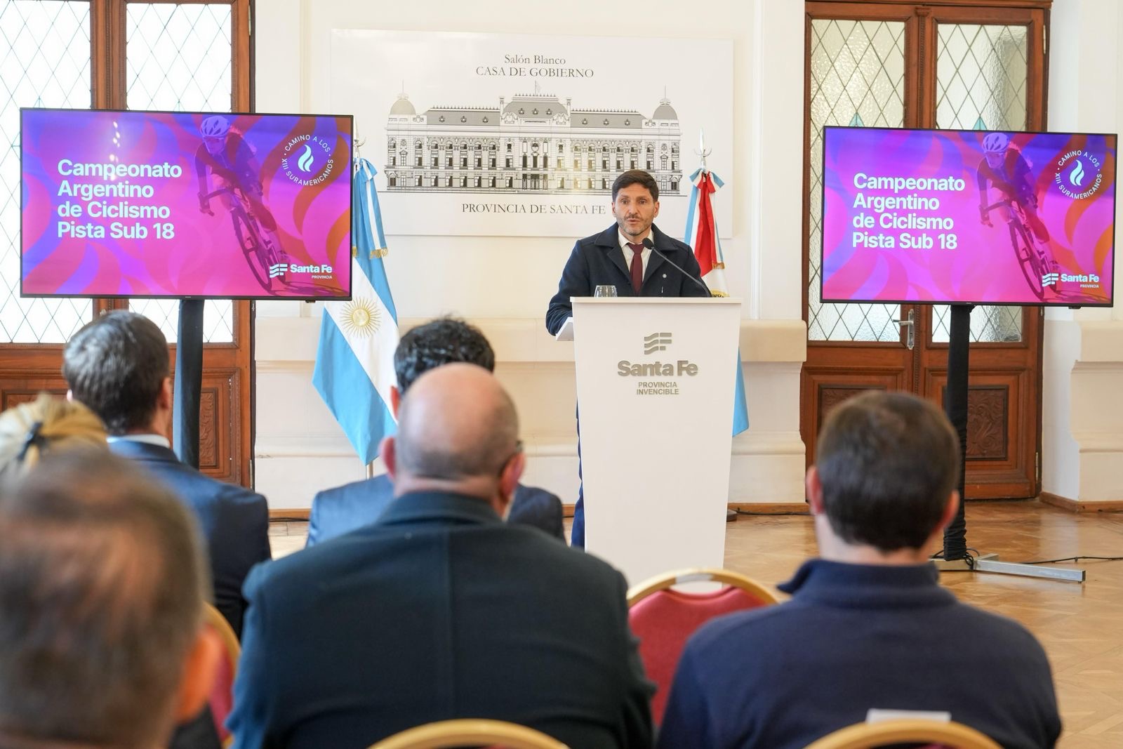 Presentación del Campeonato Argentino de Ciclismo Sub-18, test event de los Juegos Suramericanos Santa Fe 2026