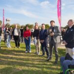 Pullaro inauguró la puesta en valor de la plaza Cristo de las Redes en Remanso Valerio