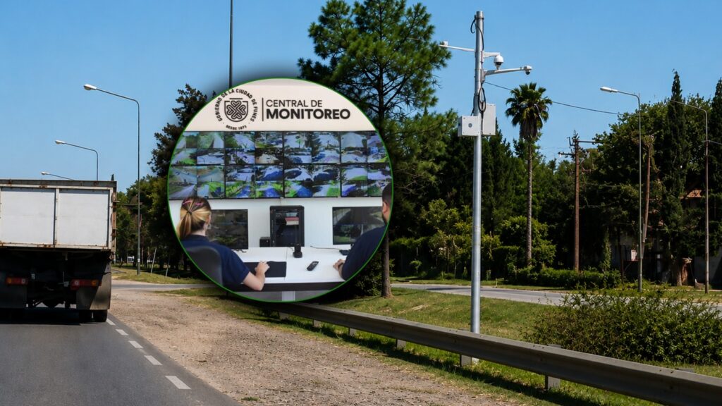 Radares en la Ruta 9: las cámaras de videovigilancia del Centro de Monitoreo de Funes