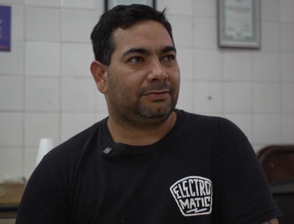 Rubén Albornoz, donante habitual de sangre en el Hospital Cullen de Santa Fe