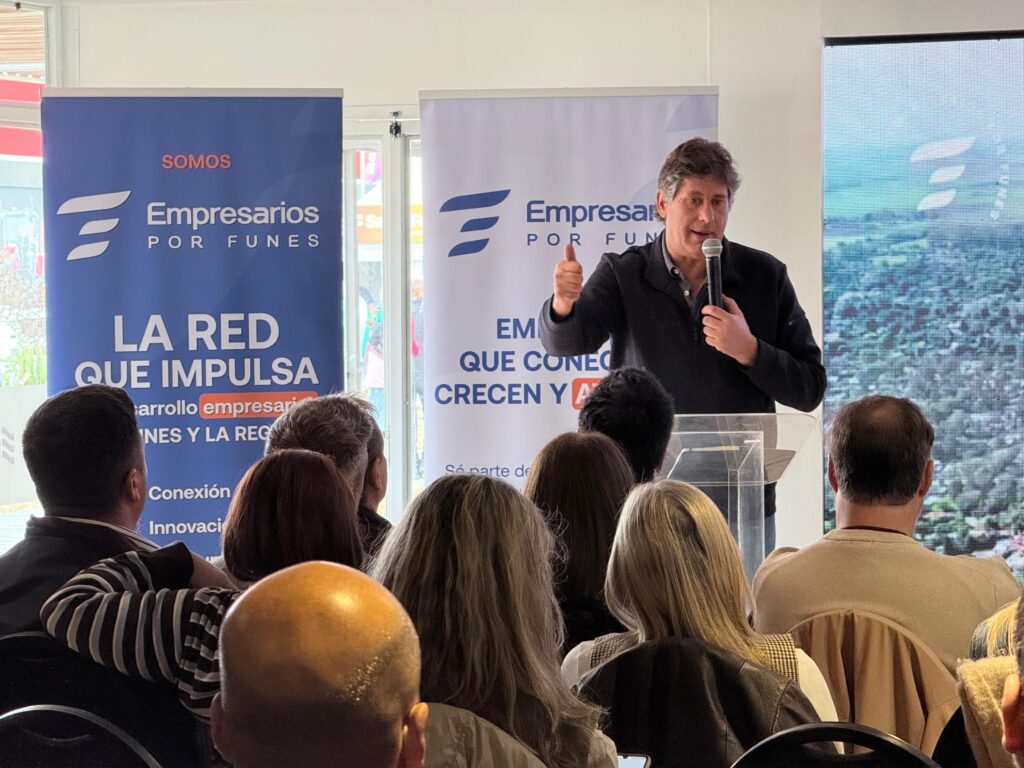 Roly Santacroce expone El Modelo Funes en Agroactiva 2026