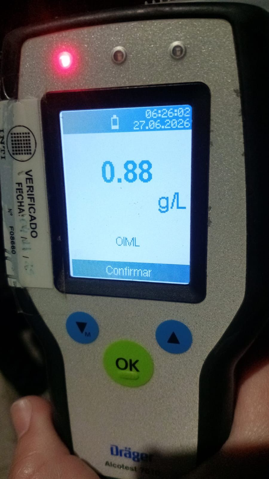 Test de alcoholemia al conductor del Ford Fiesta tras el siniestro vial en Funes