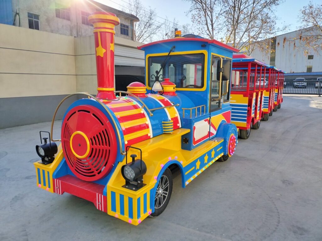 Trencito en Funes: nuevo tren recreativo eléctrico municipal