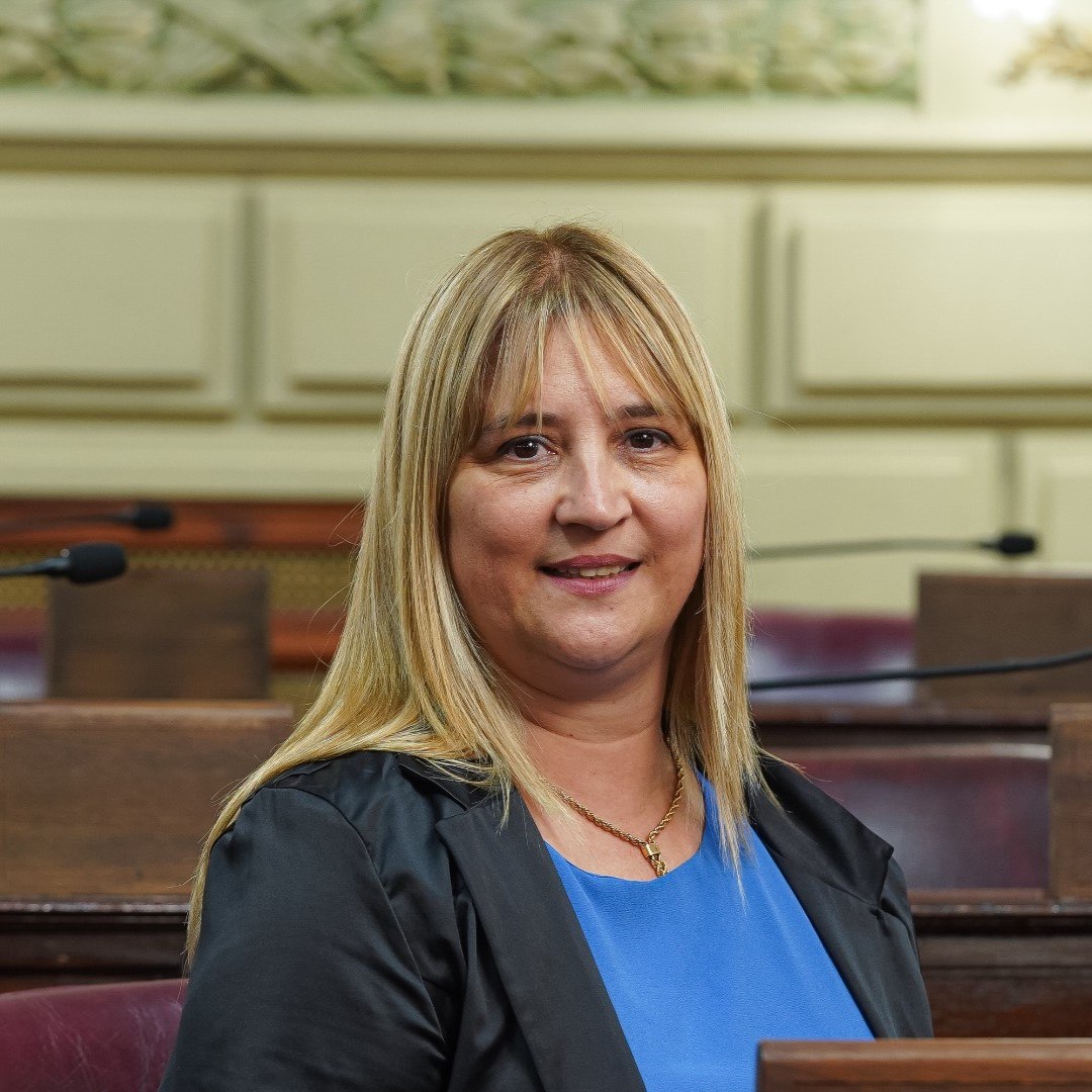 La diputada provincial Beatriz Brouwer en la Legislatura de Santa Fe