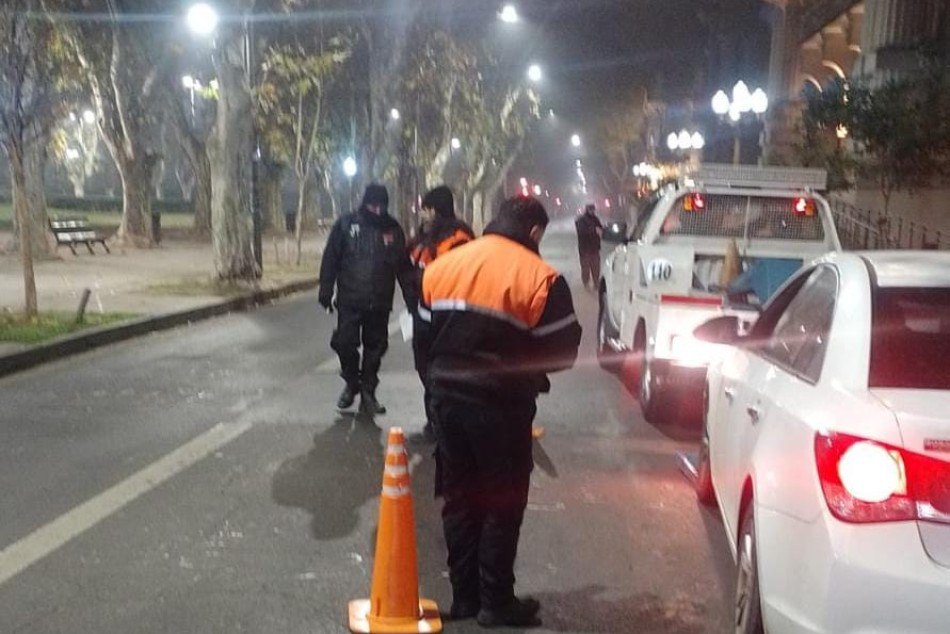 Control nocturno de la Secretaría de Control y Convivencia
