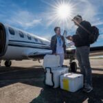 Traslado en avión de órganos en conservadoras para trasplante, operativo del sistema de donación de Santa Fe