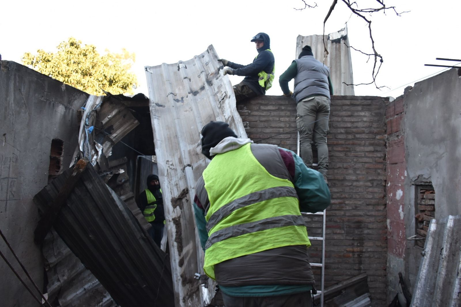 Desmantelamiento del búnker 131 en Rosario
