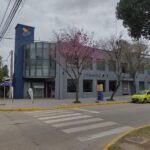 Edificio de Funescoop en Funes durante el Día Internacional de las Cooperativas
