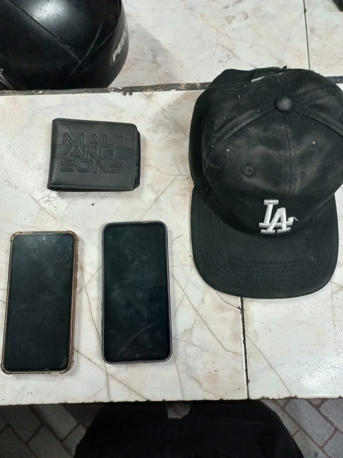 Dos celulares, una gorra y una billetera secuestrados en el procedimiento