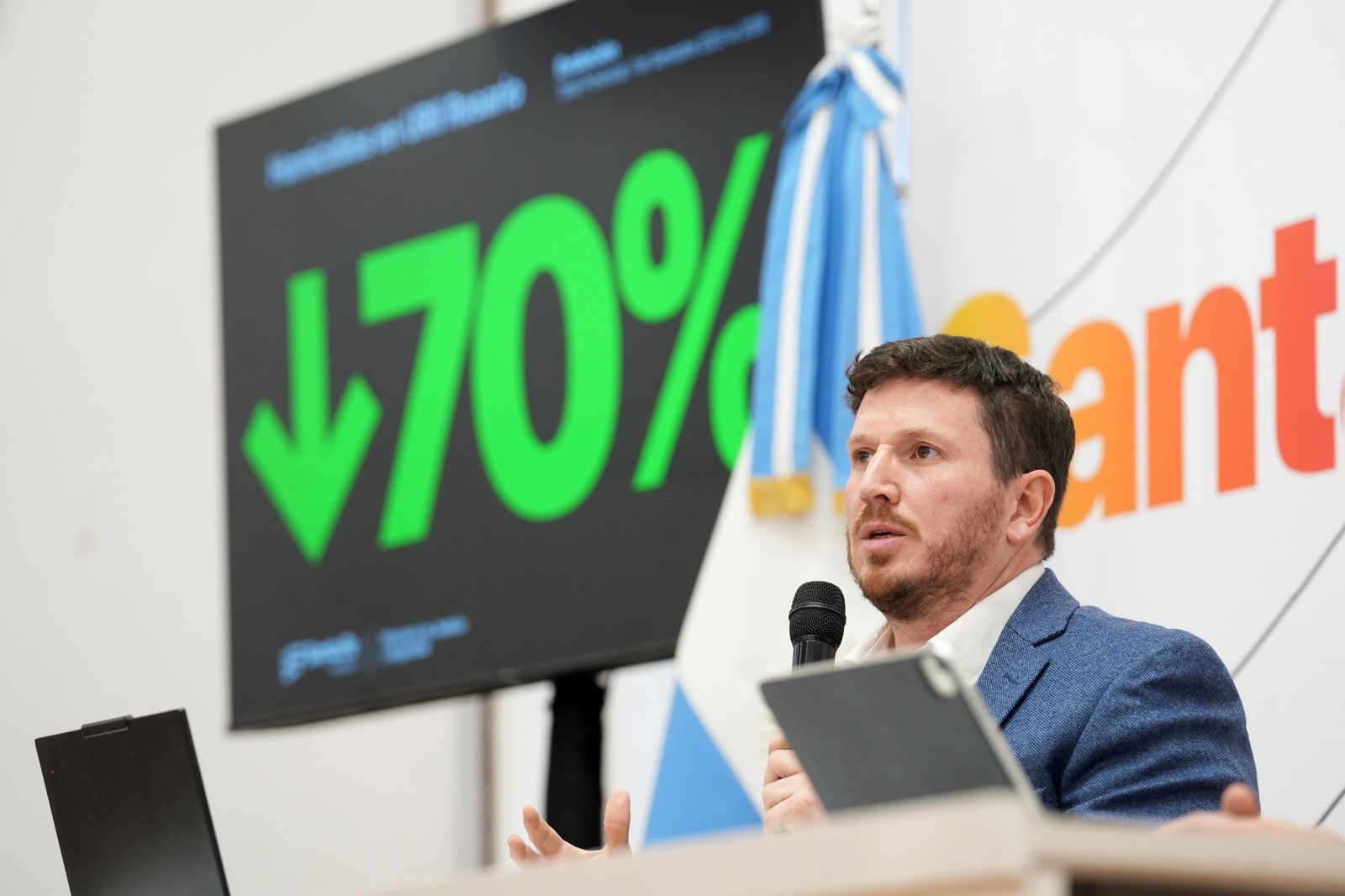 Federico Angelini expone la caída del 70% de los homicidios en Rosario