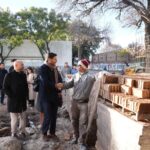 Pullaro supervisó las obras de los Juegos Suramericanos en Rosario: “Esta obra está muy avanzada” El gobernador Pullaro supervisa las obras de los Juegos Suramericanos en Rosario y saluda a un trabajador