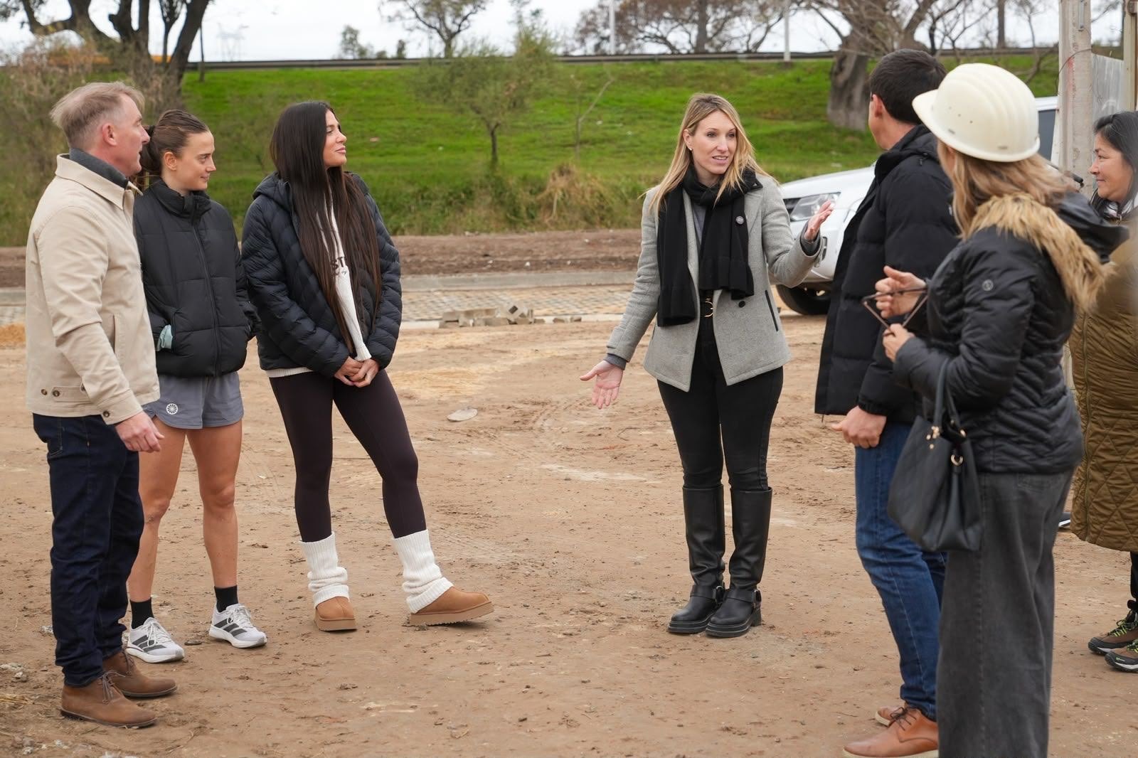 La recorrida por el polo deportivo de Santa Fe