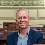 El diputado provincial Miguel Rabbia en la Legislatura de Santa Fe