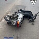 Un motociclista sufrió heridas graves tras derrapar en Villa Gobernador Gálvez