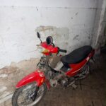 Aprehendieron a un hombre que intentó robar una moto durante los festejos en Rosario La motocicleta Guerrero roja secuestrada en el procedimiento, en Rosario