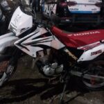 Moto Honda XR Tornado 250 recuperada por la Policía en Rosario