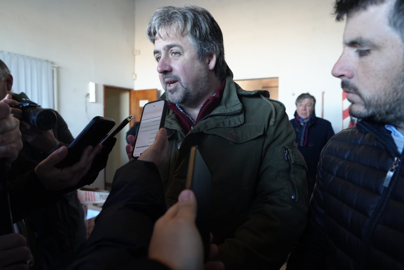 Funcionarios en la incineración de droga en Venado Tuerto