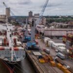 Terminal portuaria del Gran Rosario, principal nodo agroexportador del país