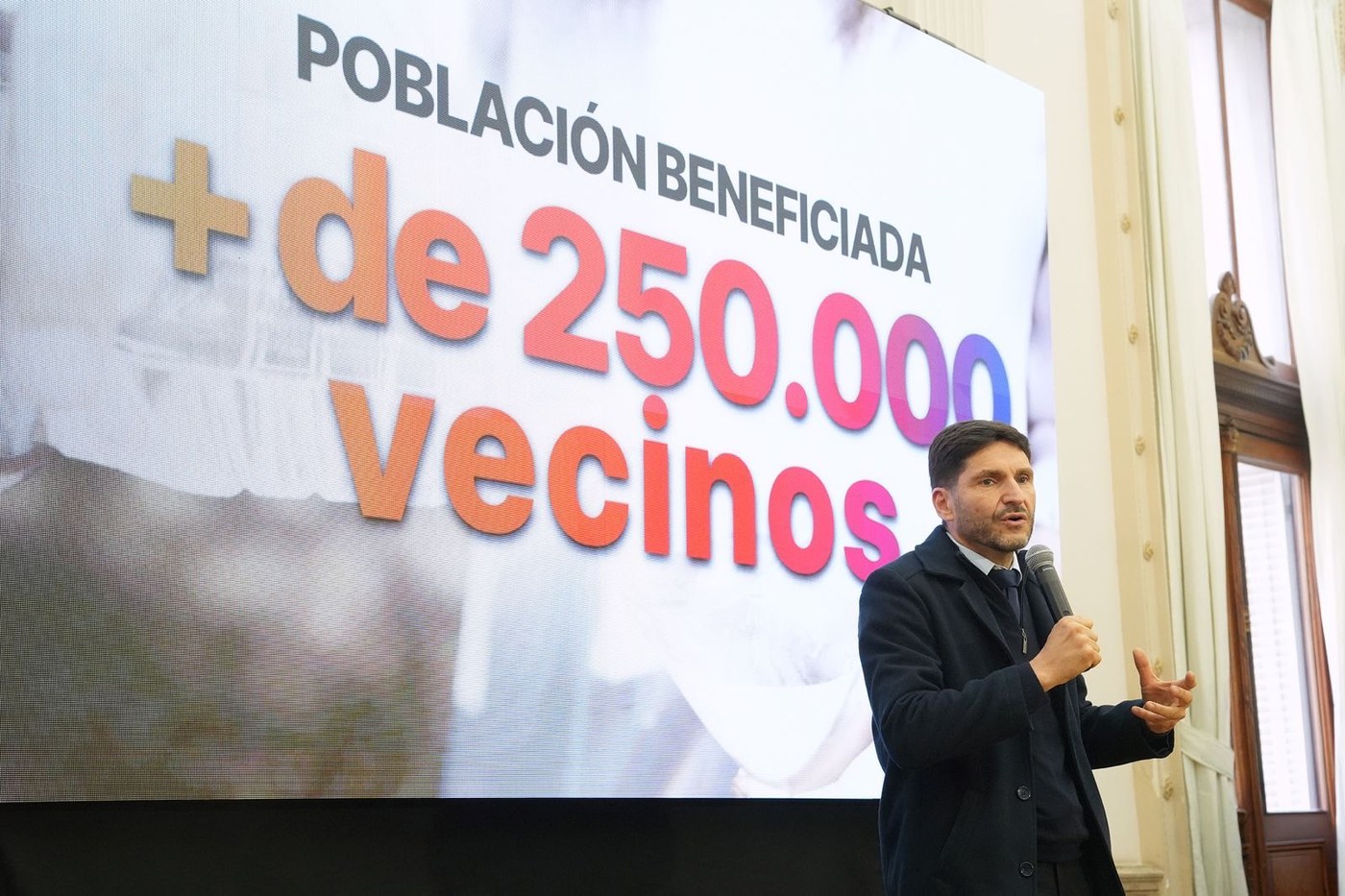 Pullaro durante su discurso