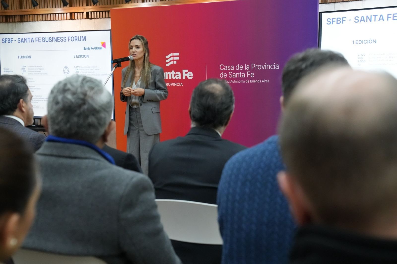 Presentación del Santa Fe Business Forum en la Casa de Santa Fe