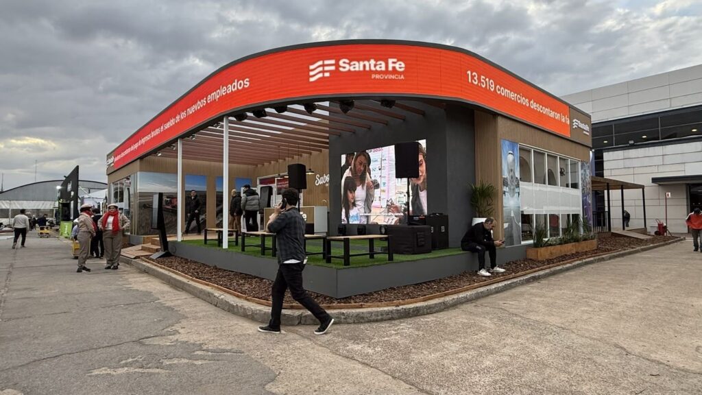 El stand institucional de la Provincia de Santa Fe en la Expo Rural de Palermo 2026