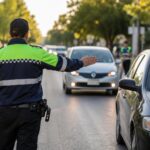 Funes aplica inteligencia artificial a la seguridad vial y registra una baja sostenida de la siniestralidad Agente de tránsito ordena la circulación vehicular en una calle, en el marco de la seguridad vial en Funes